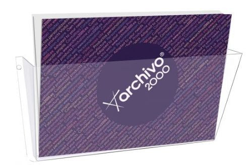 Portadocumentos mural de pared 1 compartimento a4 horizontal medidas exteriores 80x365x180mm