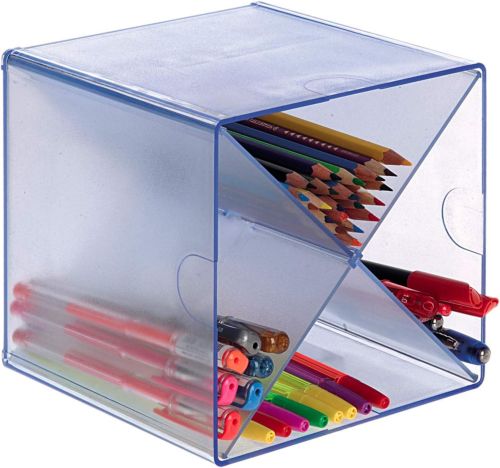 ORGANIZADOR CON DIVISOR DE ASPA CON 4 COMPARTIMENTOS AZUL