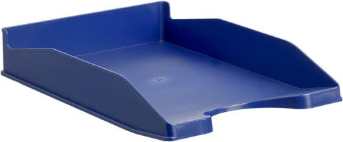 C/6 BANDEJA SOBREMESA PLASTICO COLOR AZUL 345X255X60MM