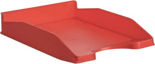 C/6 BANDEJA SOBREMESA PLASTICO COLOR ROJO 345X255X60MM