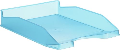 C/6 bandeja sobremesa plastico traslucido azul marino 345x255x60mm
