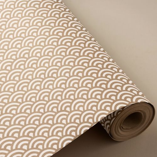 BOBINA PAPEL REGALO FANTASIA KRAFT RECICLADO 31CMX2KG