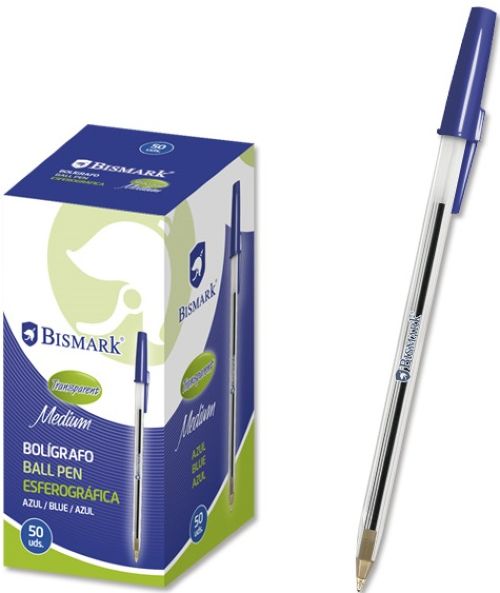 C/50 boligrafo bismark color azul