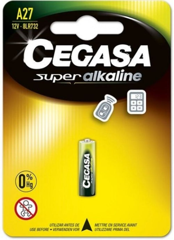 BLISTER PILA CEGASA ALCALINA A27 12V BT BL1