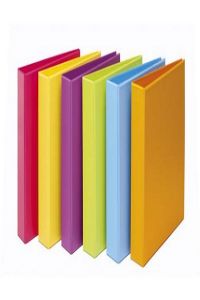 CARPETA Fº 2 ANILLAS 40 MM PVC ROSA FUN COLOR