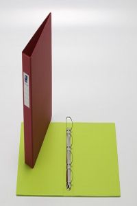 CARPETA Fº 4 ANILLAS 40 MM PVC AMARILLA FUN COLOR