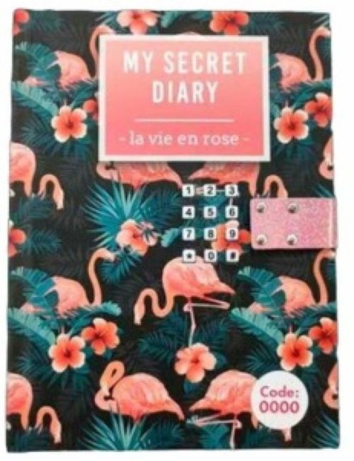 DIARIO CON CLAVE ELECTRONICA LA VIE EN ROSE FLAMENCO