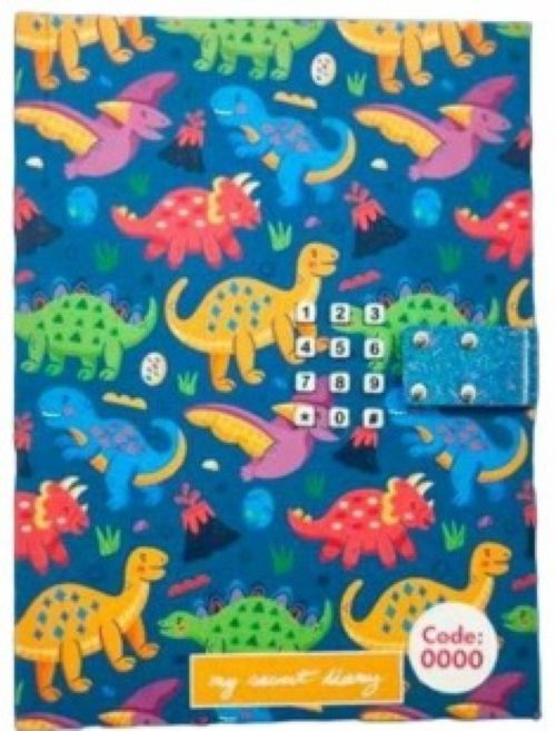 DIARIO CON CLAVE ELECTRONICA DINOS