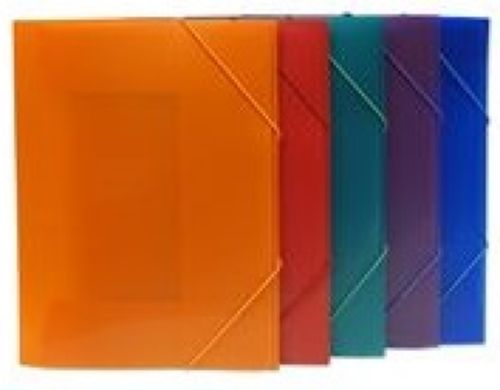 PAQ/10 CARPETAS MAXI+ GOMAS Y SOLAPAS SUPRA PP COLORES SURT