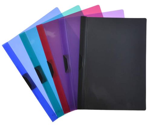 PAQ/10 DOSSIER CLIP-IT SUPRA A4 CAPACIDAD 30H. COLORES SURT