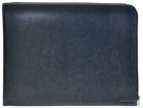 DOSSIER CREMALLERA A4 COLOR AZUL 34X26 CM