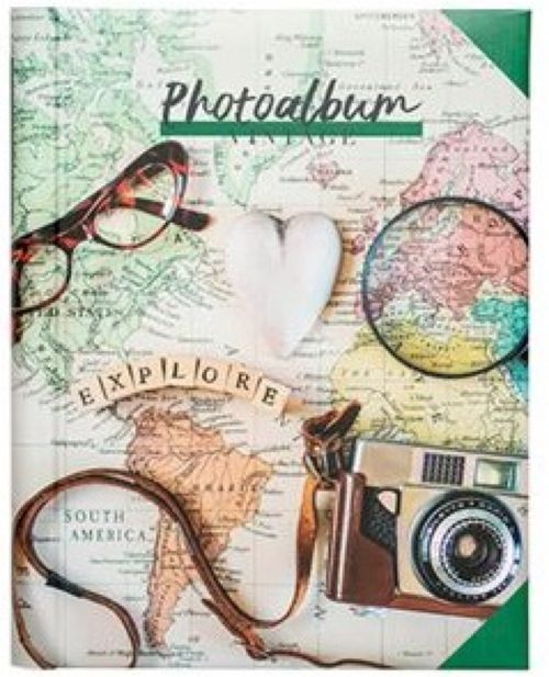 ALBUM FOTOS 24X32 CM 30 PAGINAS AUTOADHESIVAS VINTAGE