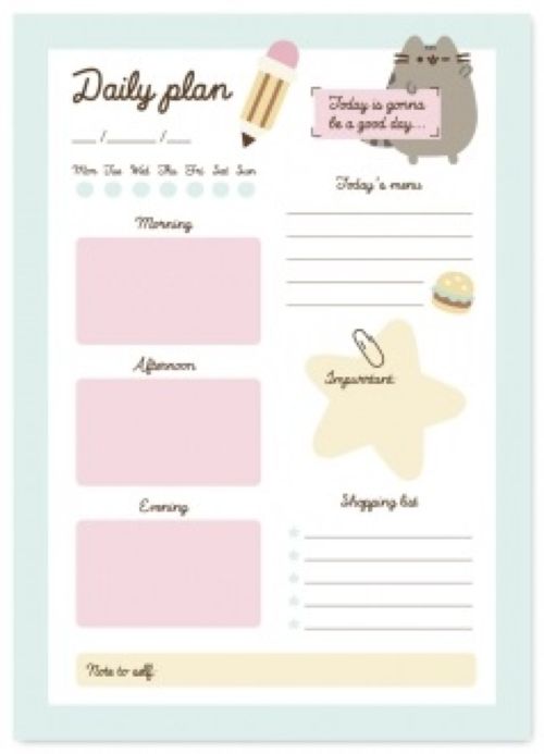 BLOC NOTAS DE ESCRITORIO PUSHEEN FOODIE COLLECTION