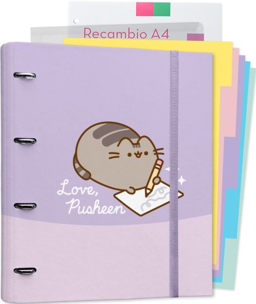 CARPEBLOCK 4 ANILLAS PUSHEEN MOMENTS