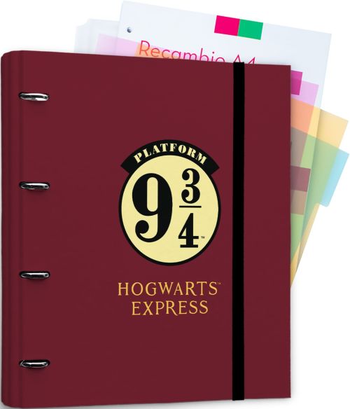 CARPEBLOCK 4 ANILLAS HARRY POTTER PLATAFORMA 9 3/4