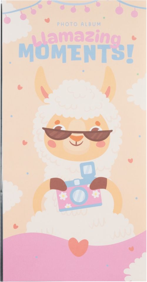 ALBUM DE FOTOS SOFT 96 BOLSILLOS 10X15CM LLAMA