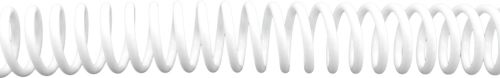 C/25 ESPIRAL PLASTICA BLANCO 8MM PASO 5:1