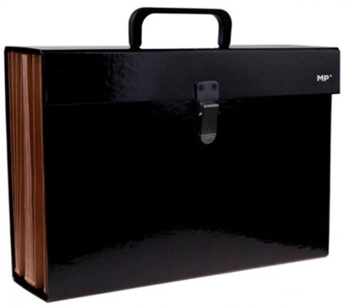 MALETIN FUELLE Fº CON CLASIFICADOR FORRADO GELTEX NEGRO