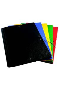 Carpeta dibujo a2 carton gofrado gomas sin solapas negro