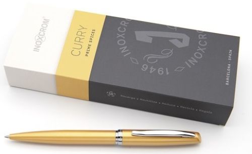 Estuche boligrafo prime spices curry inoxcrom