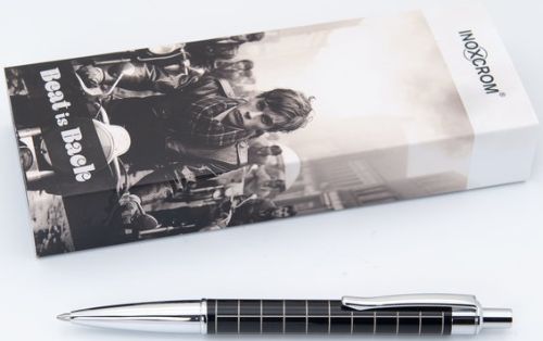 BOLIGRAFO BEAT IS BACK TARTAN NEGRO