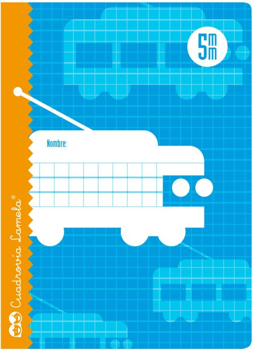 LIBRETA 4º 16H 70G CUADROVIA 5MM