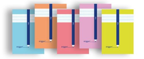 Paq/10 Libreta grapada eriggan a4 50h 70g cuadrovia 3mm