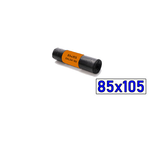 PAQ/10 BOLSAS BASURA EXTRA NEGRA 85X105