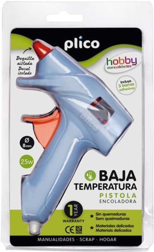 PISTOLA TERMOFUSIBLE MINI 25W BAJA TEMPERATURA