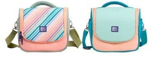 BOLSA ISOTERMICA PORTA ALIMENTOS COLORBLOCK 25X16X22 AZUL