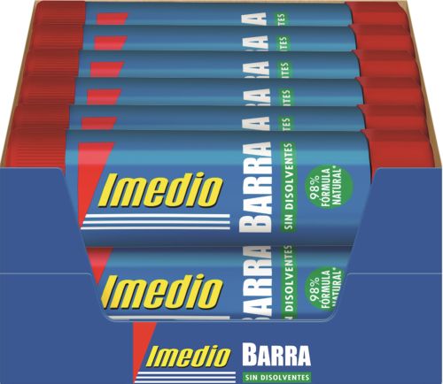 EXP 12 BARRAS PEGAMENTO IMEDIO 40G.