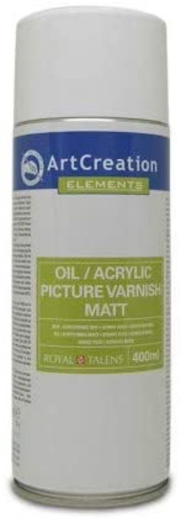 Barniz en spray mate 400ml para oleo y acrilico Artcreation