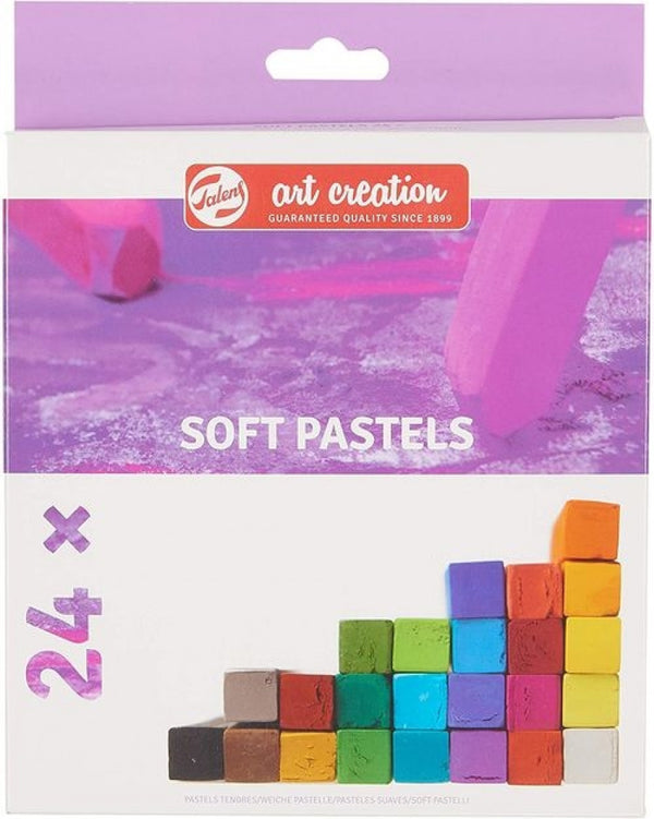 Estuche 24 pastel suave artcreation colores surtidos