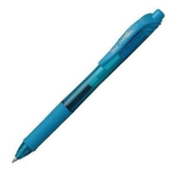 C/12 bolígrafo energel x 107 color azul claro 0,7mm pentel