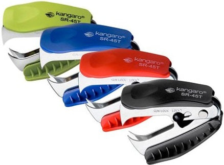 Extraegrapas ergonómico con mecanismo de bloqueo colores surtidos