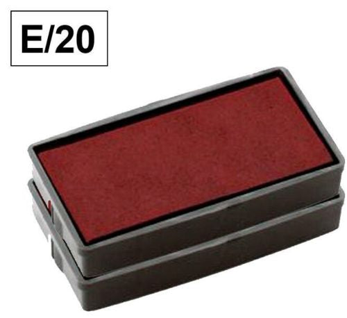 PAQ/2 ALMOHADILLA E20 PARA SELLO PRINTER 20 ROJO