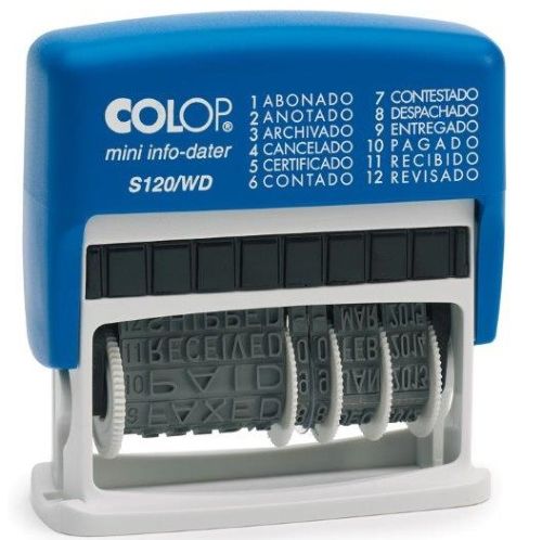 SELLO FECHADOR AUTOMATICO 120WD PALABRA/FECHA 4MM