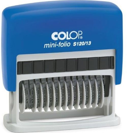 SELLO FECHADOR AUTOMATICO 120/13 BANDAS 4MM AZUL/AZUL