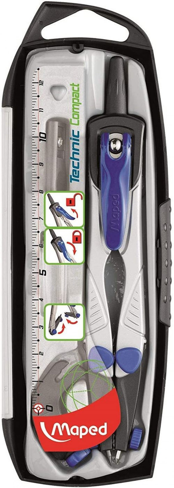 C/10 compases technic compact 4piezas maped