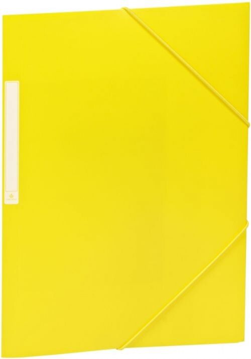 PAQ/10 CARPETAS GOMAS SOLAPAS Fº AMARILLO PP OPACA CARCHIVO