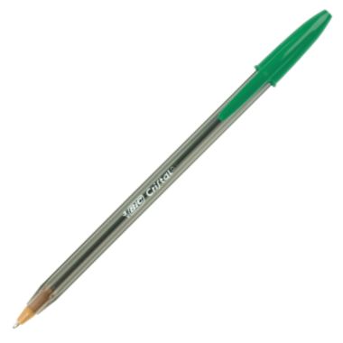 C/50 bolígrafo bic cristal verde