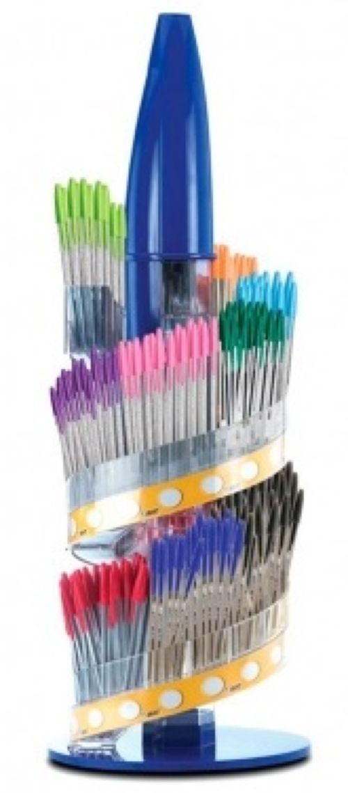 Expositor boligrafos bic cristal family II modelos surtidos
