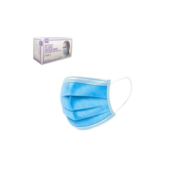C/50 MASCARILLA QUIRURGICA DESECHABLE MEDLINE AZUL
