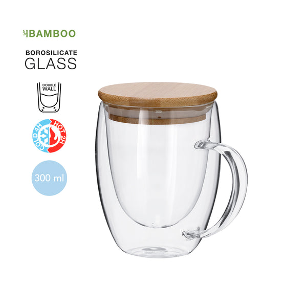 Taza vidrio Helmug personalizada