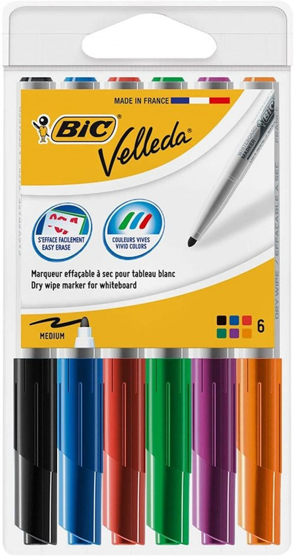 BOLSA 6 ROTULADORES VELEDA 1741 COLORES SURTIDOS
