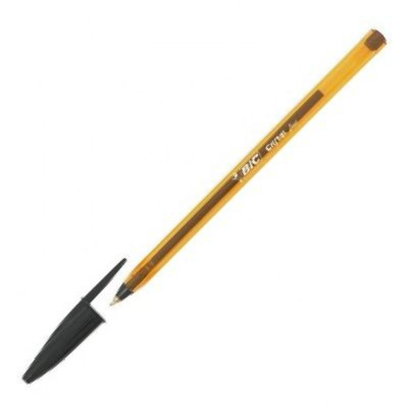 C/50 boligrafo bic cristal fine negro
