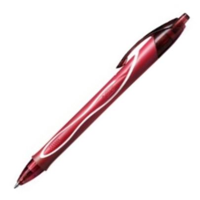 C/12 BOLIGRAFO BIC GEL-OCITY QUICK DRY COLOR ROJO