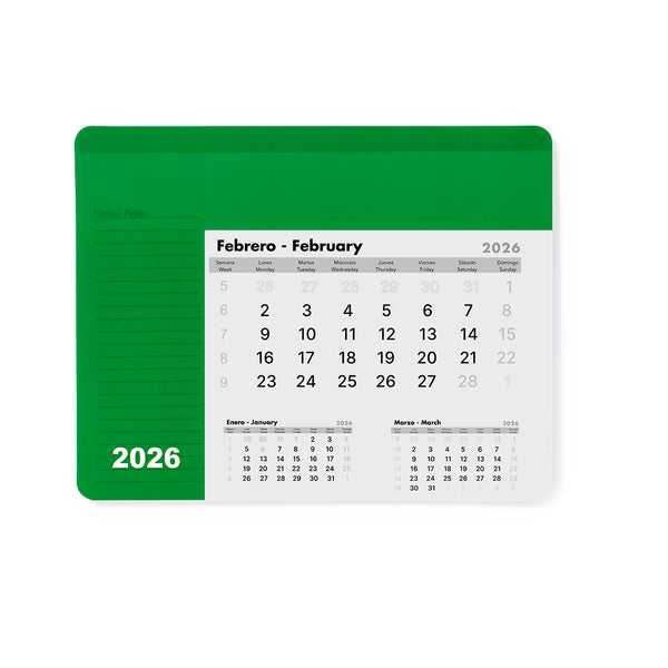 Calendario Alfombrilla  Corporativo Dagsyn