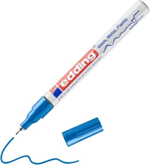 C/10 ROTULADOR EDDING 780 AZUL 03