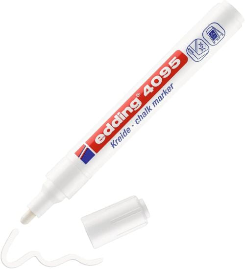 C/10 ROTULADOR EDDING 4095 BLANCO MARCADOR TIZA LIQUIDA